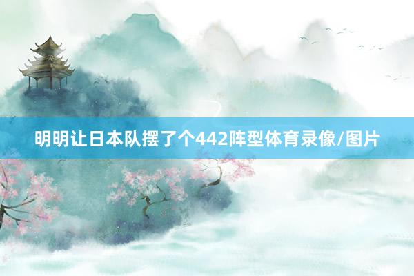 明明让日本队摆了个442阵型体育录像/图片