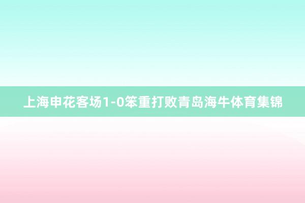 上海申花客场1-0笨重打败青岛海牛体育集锦