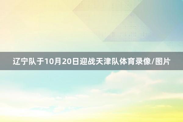 辽宁队于10月20日迎战天津队体育录像/图片