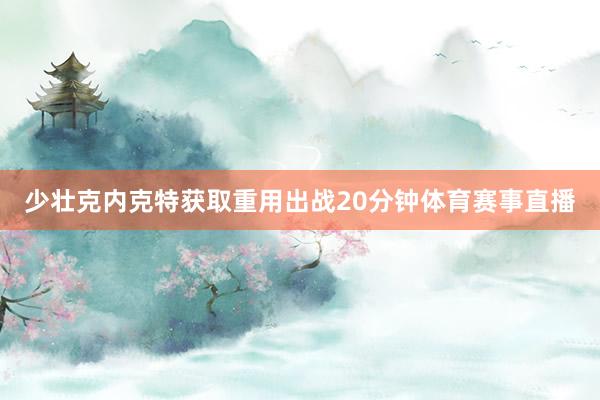 少壮克内克特获取重用出战20分钟体育赛事直播